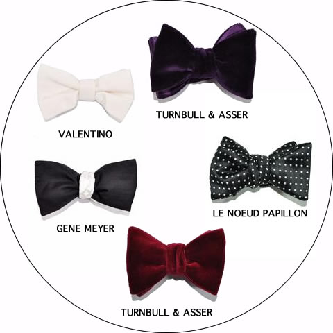 Formal Black Bow Ties