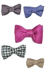 Velvet Bow Tie Self tie